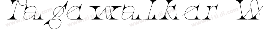 Pagewalker W05 Itali字体转换 Pagewalker W05 Itali字体转换